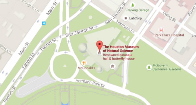 Houston Museum Of Natural Science Location