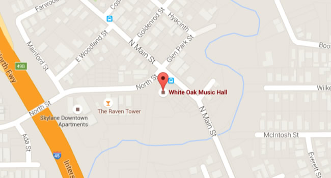 White Oak Music Hall Location